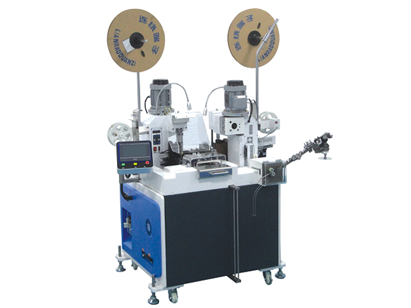 全自動平移雙頭壓端機 全自動平移(yí)雙頭壓(yā)端(duān)機